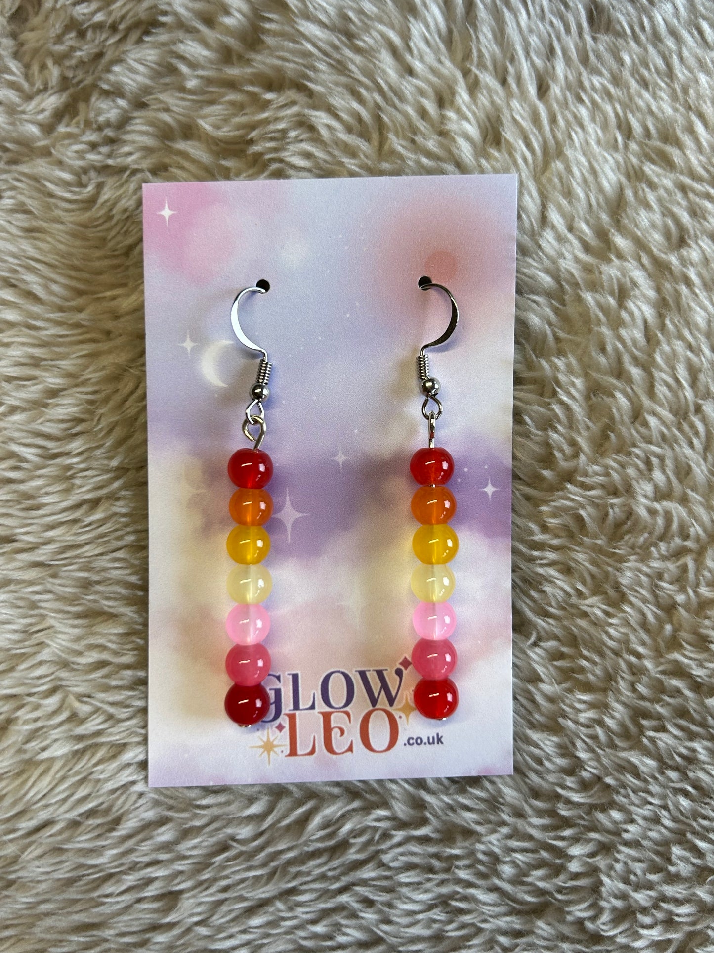 Sunset Glass Earrings