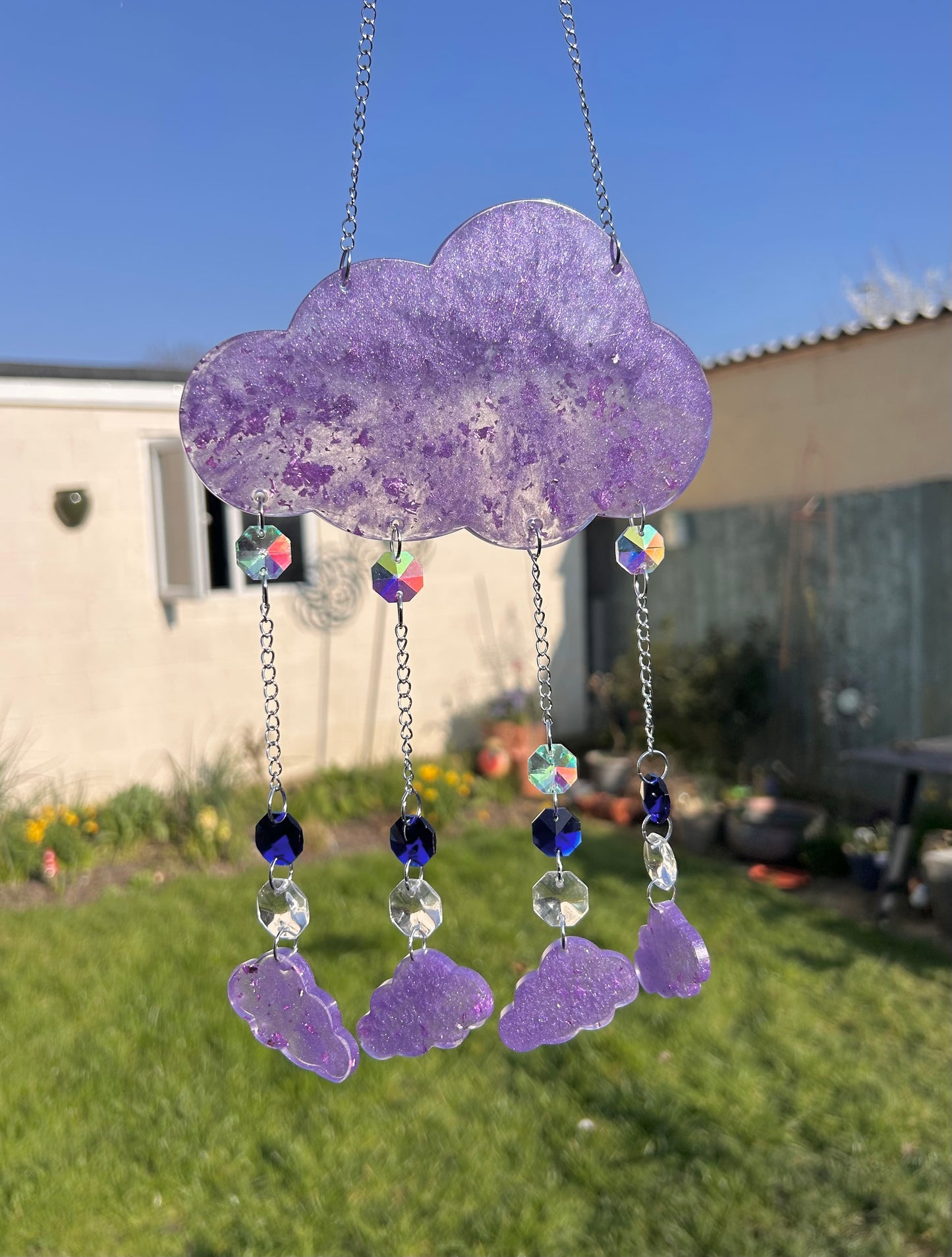 Aurelia Cloud Resin Sun Catcher (Reduced due to imperfections)