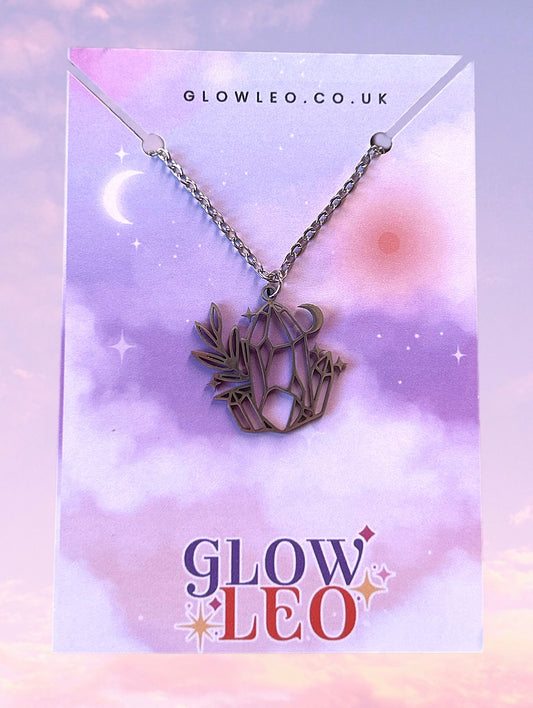 Crystal Moon Necklace