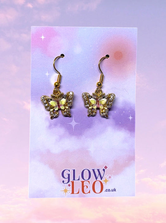 Buttercup Butterfly Earrings