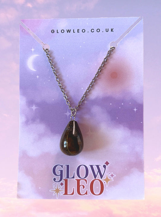 Tigers Eye Pendant Necklace