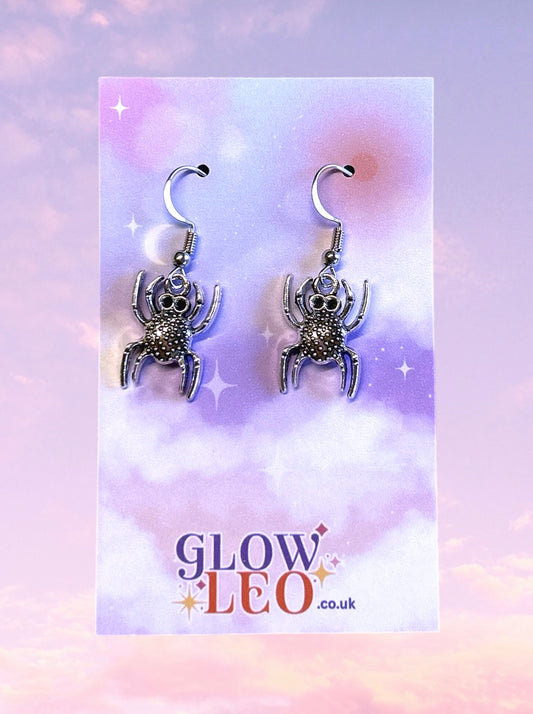 Chunky Spider Earrings