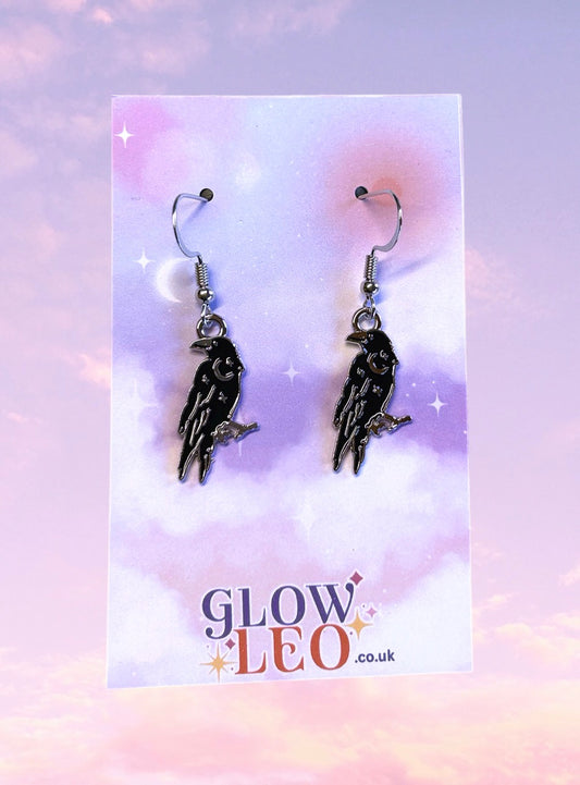 Crow Moon Earrings