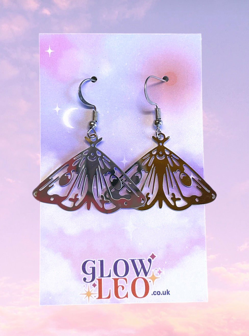 Ethereal Moth Earrings