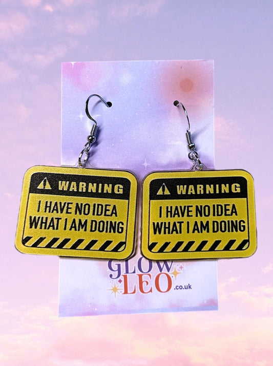 Warning! Earrings