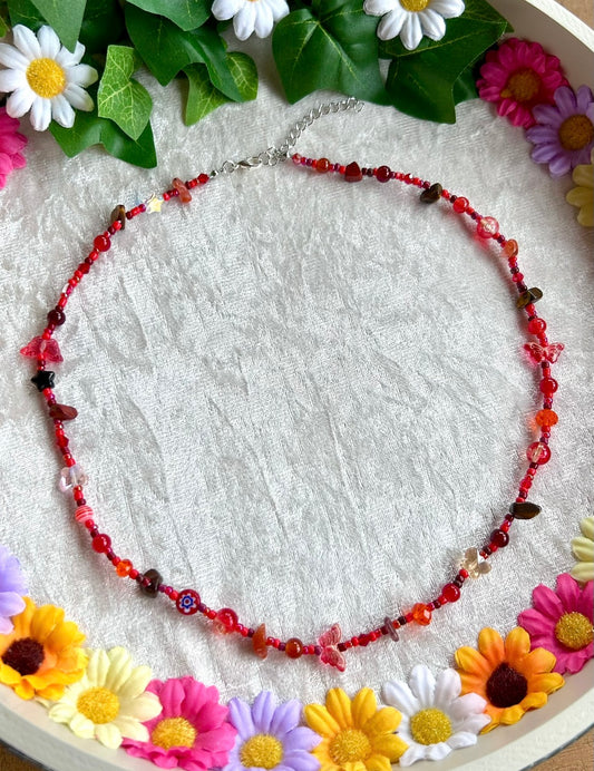 Ruby Fairy Necklace