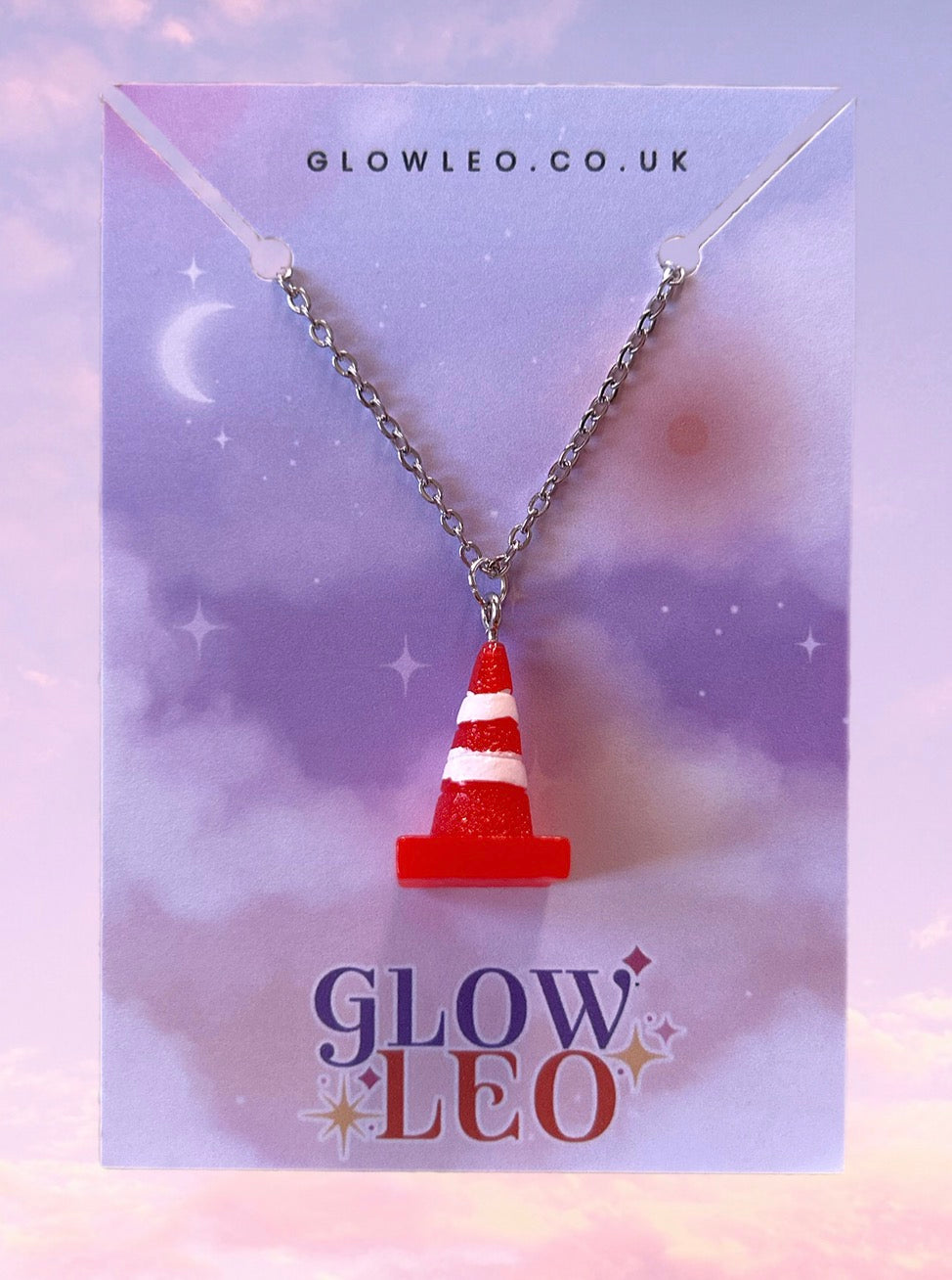 Traffic Cone Necklace