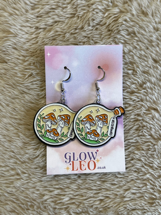 Mushroom Jar Earrings