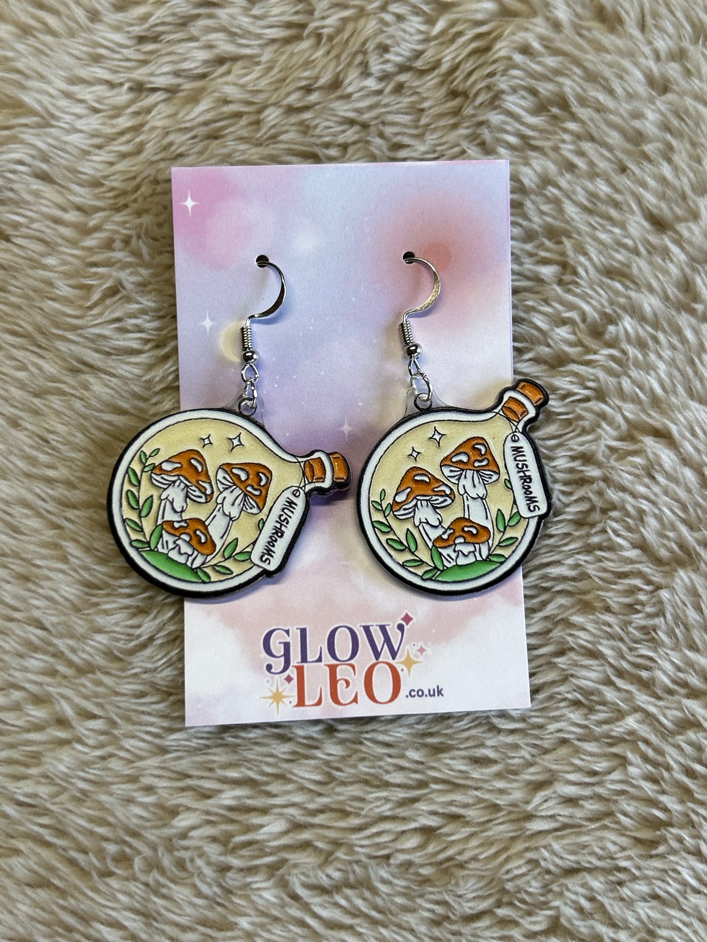 Mushroom Jar Earrings