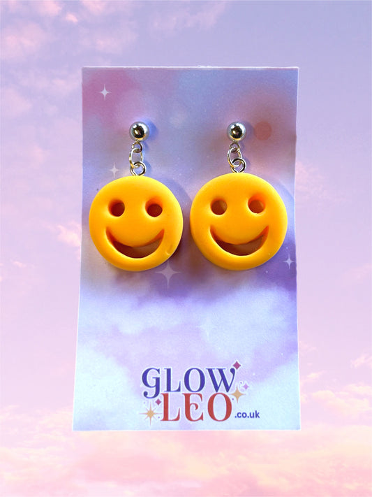 Smiley Face Stud Earrings