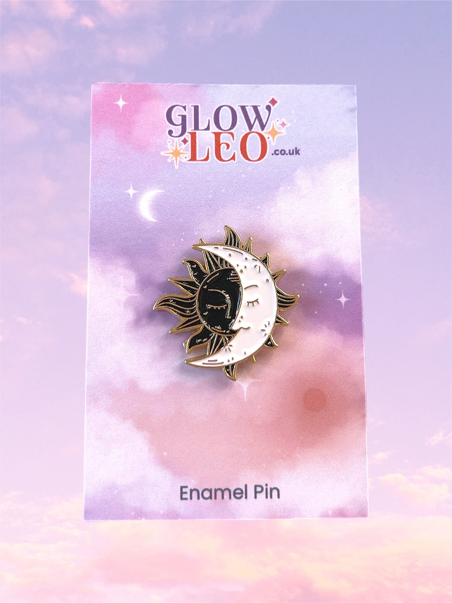 Sun And Moon Enamel Pin