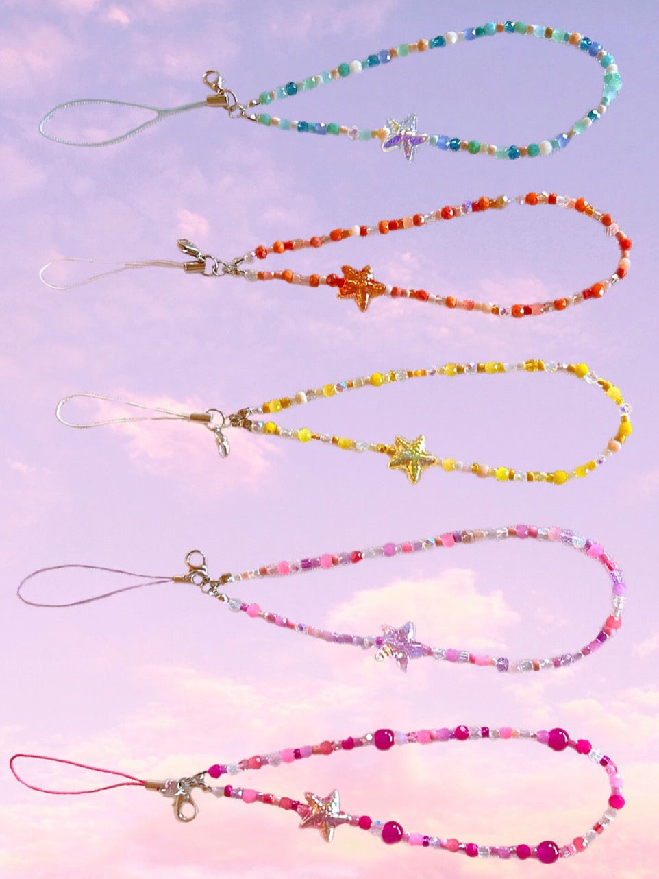 Beachy Summer Phone Charms