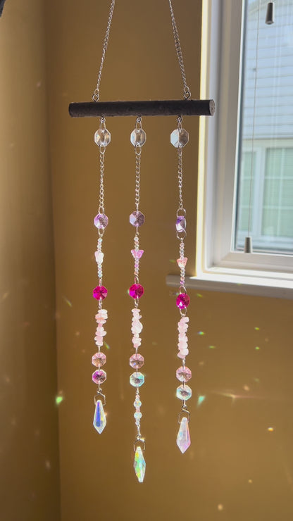 Rosey Garden Branch Sun Catcher